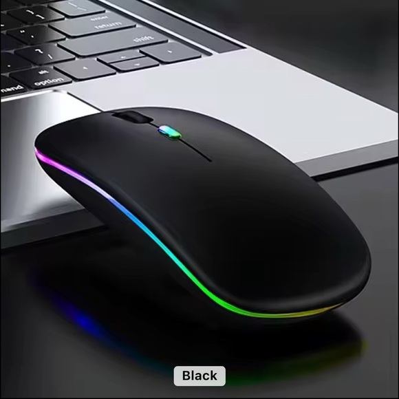 Brand New RGB Wireless Mouse LED Gaming Mouse Bluetooth Rechargeable - Picture 2 of 14